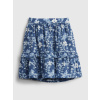 GAP Baby sukňa floral midi Modrá 3 ROKY Modrá Modrá