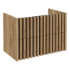 Line Skrinka pod umývadlo 80, 54 × 80 × 45 cm, dub, zásuvkové zatváranie, 297-D-08001