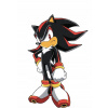 CUKROVÁ TLAČ jedlý obrázok na tortu Cukrová hmota SONIC JEŽKO SHADOW ČIERNA + MENO
