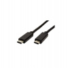 PremiumCord USB-C kábel (USB 3.1 generation 2, 3A, 10Gbit/s) čierny, 0,5m (ku31cg05bk)