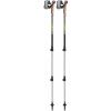 Leki Traveller Alu velikost 90-130 cm barva black/silver gray/neonyellow