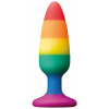 Análny kolík s prísavkou Rainbow Euphoria, veľký