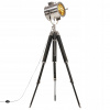 Podlahová lampa VidaXL E27 25 W čierna