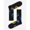 Happy Socks The Beatles (black/yellow/blue/green) 41-46, čierna