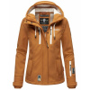 Marikoo KLEINE ZICKE dámska prechodná bunda s kapucňou, caramel brown - XL