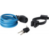 Kabel.zámek AXA Resolute 120/8 Délka 120cm O8mm pertrol modrá