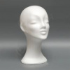 Hlava dámska DEKOR vysoká, polystyrén, biela