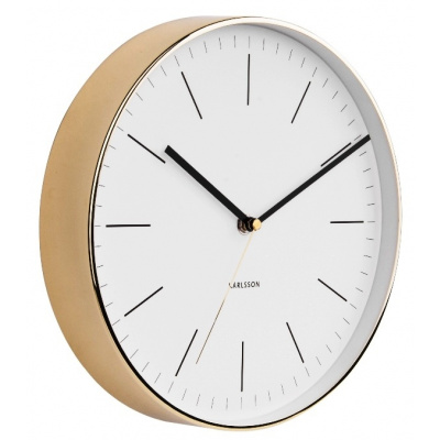 Designové nástěnné hodiny 5695WH Karlsson 28cm