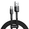 BASEUS CAMKLF-CG1 USB do microUSB 1,5A, 2m, černý/šedý
