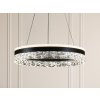 NEDES LED luxusné závesné krištáľové svietidlo s diaľkovým ovládačom 80W - TA2301/B