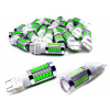 LED žiarovka T25 3157 P27/7W 12-24V CanBus ZELENÁ USA LAMPA ŠOŠOVKA 33led