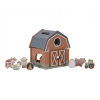 Vkládačka Little Dutch Domek s vkládacími tvary - Farma (8713291771475)