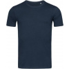 STEDMAN CREW NECK T MORGAN / Pánske vypasované tričko - marina blue M