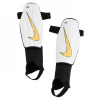 Nike Charge Shin Guards Juniors White/Gold Medium