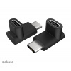 AKASA - 90 ° USB 3.1 Gen 2 Type-C na Type-C 2 ks, AK-CBUB63-KT02