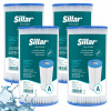 4x Bazénový filter Sillar – náhrada Intex TYP A C 29003 / Bestway TYP III