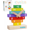 Cubika Baby Hodiny magnetické navlékací stavebnice set 10 dílků