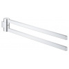 GROHE Selection 41063000 Dvojitý držiak na uterák, otočný, Chróm GRO 41063000