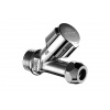 Schell Comfort Šikmý ventil, chróm 059010699