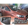 Plexi, ofuky CHEVROLET Aveo, 5D 2011r =>, přední + zadní