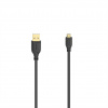 HAMA 200610 micro USB 2.0 kábel Flexi-Slim 0,75 m, čierny