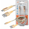 Kábel LTC USB - microUSB typ B 2 m zlatý