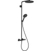 Hansgrohe Raindance Select S - Sprchový set Showerpipe s termostatom, 1 jet, matná čierna HG 27633670