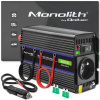Qoltec Menič napätia 600 MS Wave 12V na 230V 300/600W USB