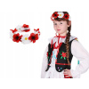 Kostým pre dievča - Cracovian kostým twójstoje_pl r. 98-110 (Krakov kostým Krakowianka Góralka 98-110 6el)