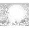 ZUTY Bodkovanie - JAPONSKO MESAČNÁ KRAJINA S VTÁČIKMI Rámovanie: vypnuté plátno na rám, Rozmer: 80x100 cm