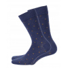 Pánske ponožky tmavo modré s bodkami, veľ. 45-47