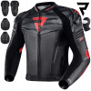 Kožená bunda Rebelhorn Vandal Black/Flo Red veľ. 50