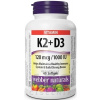Webber Naturals Vitamín K2+D3 120 mcg/1000 IU cps (mäkké gélové kapsuly) 1x60 ks