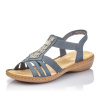 Dámske sandále RIEKER 60800-14 modrá S5 39