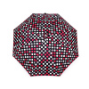 Dámský mini skládací deštník puntík - 4 černá