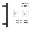 FT - MADLO kód 841Z 40x10 mm SP ks CIM - čierna matná (FNO) 210 mm 40x10 mm – cena za ks