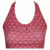 Dámske podprsenky Tommy Hilfiger Mid Intensity AOP Racer Bra - small island geo pink - Ružový (XS)