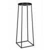 Kvetináč industriálny čierny stojan 70 cm LOFT