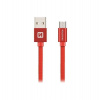 Swissten Datový Kabel Textile Usb / Micro Usb 1,2 M Červený (71522206)