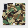 Flipové pouzdro Mobiwear - Xiaomi Redmi Note 11 / 11S - V111P Maskáče (Knížkové flip pouzdro, obal, kryt na mobil Xiaomi Redmi Note 11 / 11S - V111P Maskáče, materiál Umělá kůže + TPU - ochrana 360°,