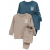 Teplaková súprava - George Children's Tracksuit Veľkosť 86 béžová, hnedá, námornícka modrá, modrá (2-balenie Dres Sports George 12-18M)