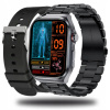 Smart hodinky Rubicon Smart hodinky s meraním zdravia, čierne