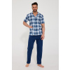 Cornette 318/60 cr/r M-2XL pánske pyžamo na zips MIX XL