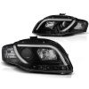 Predné svetlá Audi A4 B7 04-08 Led Tube Light Black