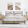 VidaXL Rám postele bez matraca Dub Sonoma 183x213 cm 4106949