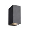 Lucide 22860/10/30 Exteriérové nástenné svietidlo ZORA-LED Wall Light 2xGU10/5W čierne