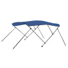 Strieška Bimini s 3 oblúkmi, modrá 183x140x137 cm-ForU-92363