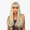 Parochňa zo syntetických vlasov béžová blond LC5038-1