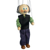 Drevená marioneta Deduško, 35 cm