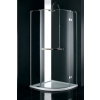 AQUATEK CRYSTAL S3 90cm sprchový kút štvrťkruhový, profil chróm, sklo číre, CRYSTALS3CH9062
